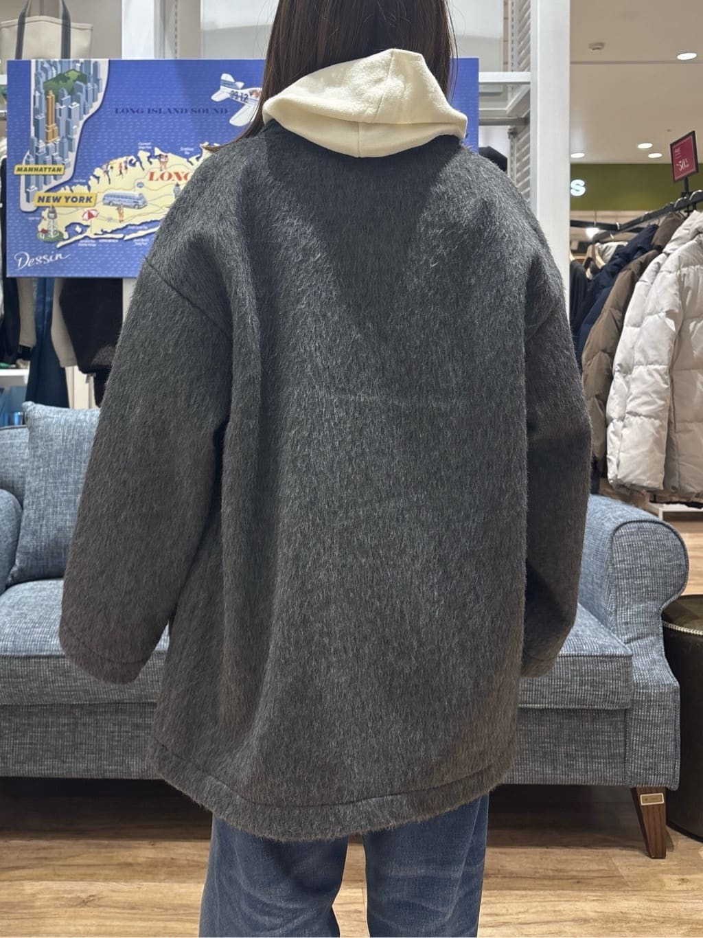 risaさんの「Dessin｜シャギーコート」を使ったコーディネート