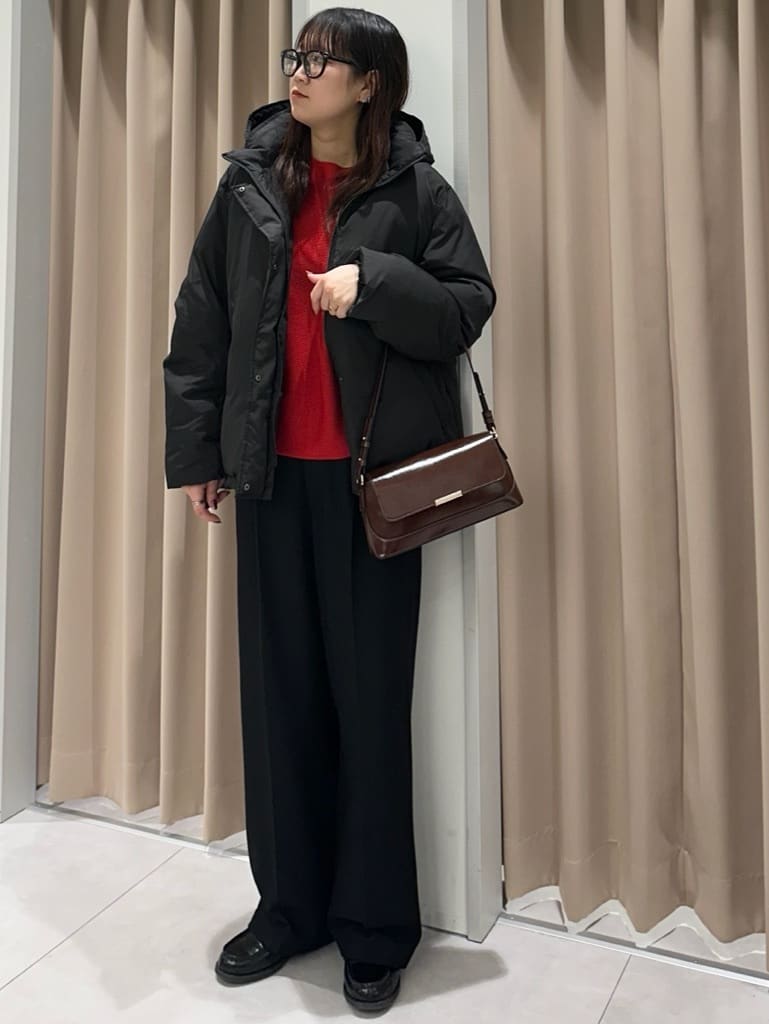 cottonさんの「THE SHOP TK｜【ぎゅっとされているような暖かさ】撥水中綿ブルゾン」を使ったコーディネート