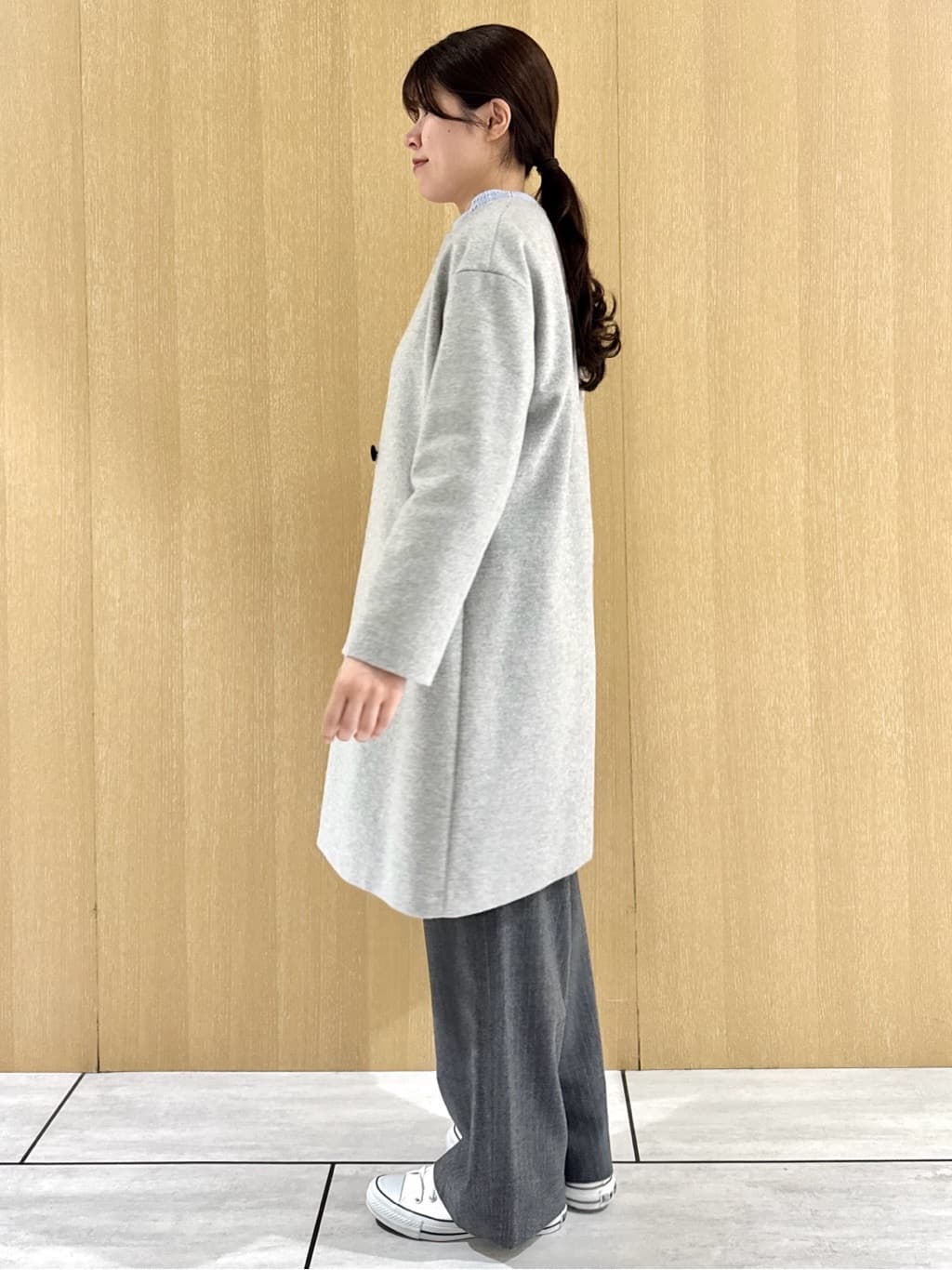 nanaさんの「UNTITLED｜【洗える】スポンディッシュ ボトルネックニット」を使ったコーディネート