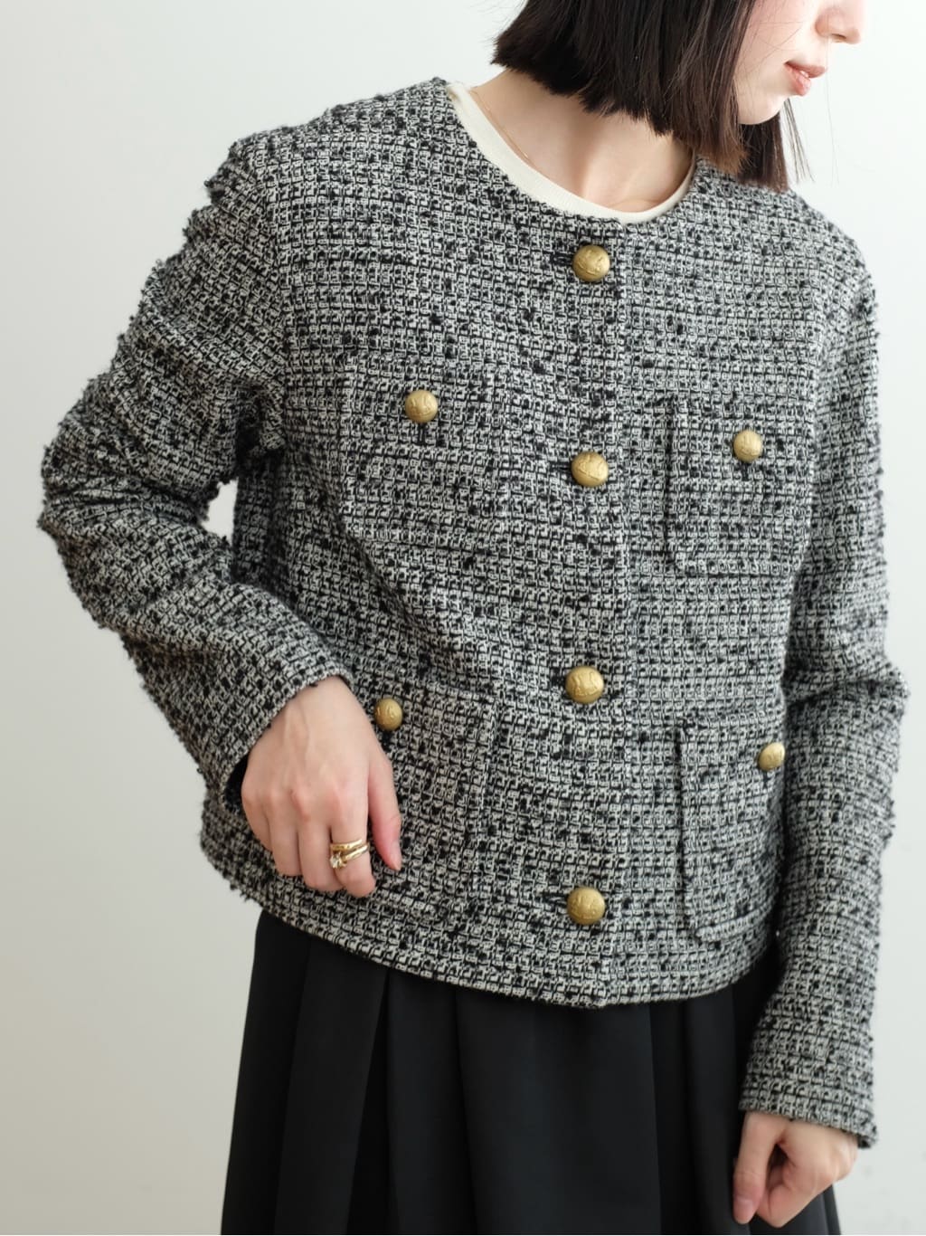 Kishimotoさんの「DRESSTERIOR｜◆ショートブーツ」を使ったコーディネート