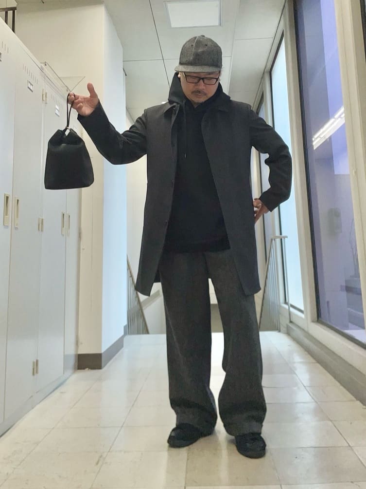MAKOTO AIさんの「TAKEO KIKUCHI｜2WAY ショルダーバッグ&ハンギングポーチ」を使ったコーディネート