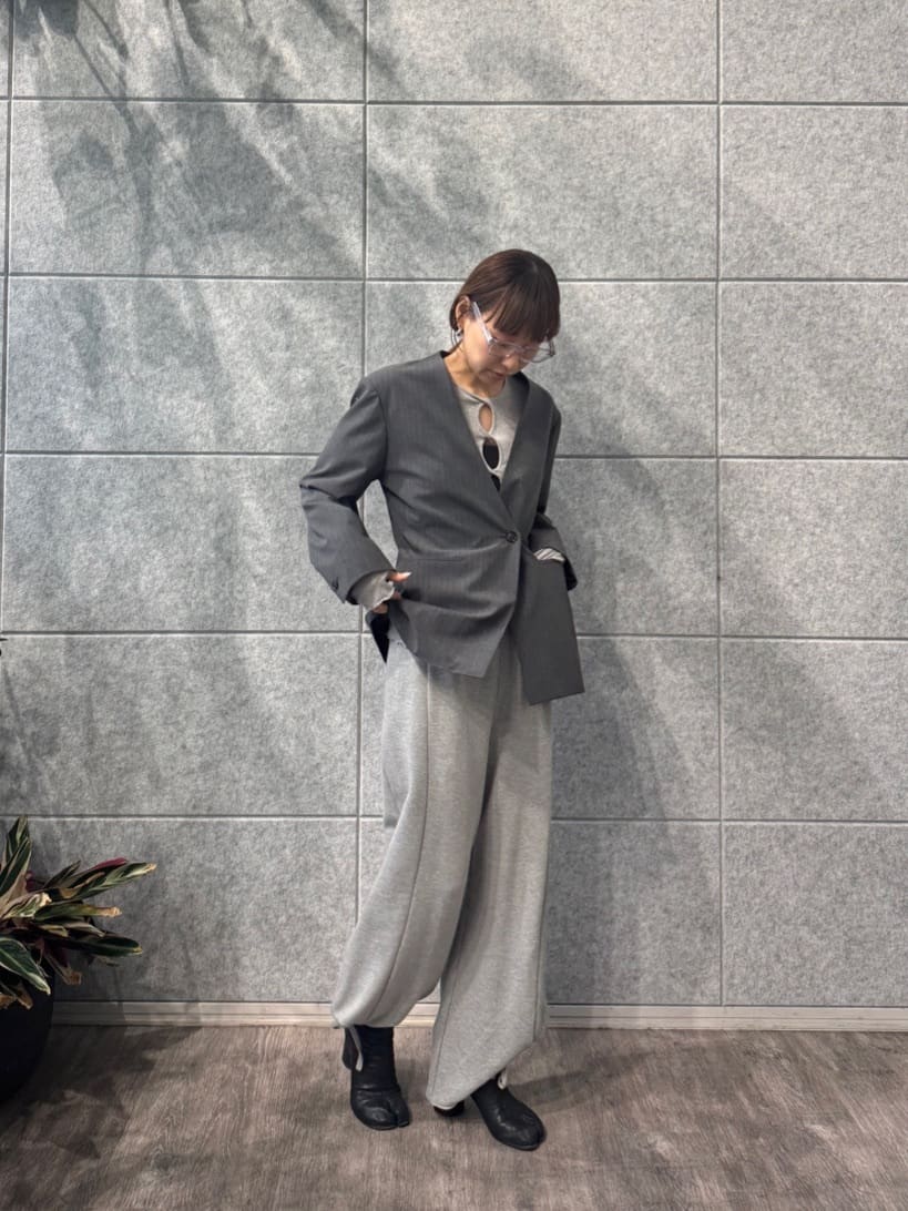 designer yukaさんの「CODE A｜twist sheer rib LS」を使ったコーディネート