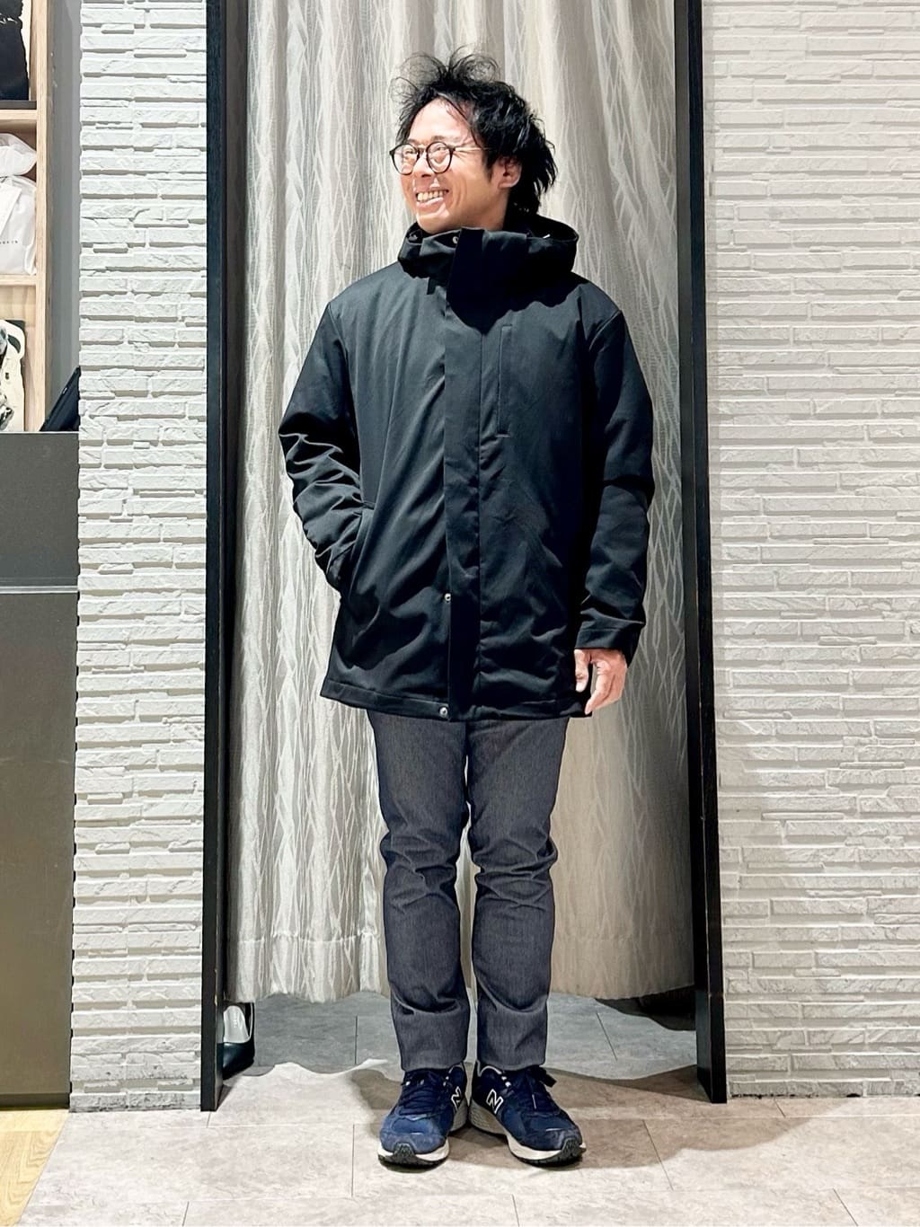 KENJI Iさんの「THE SHOP TK｜【3WAY】中綿ライナー付き カルゼコート　洗濯機OK/ON・OFF対応」を使ったコーディネート