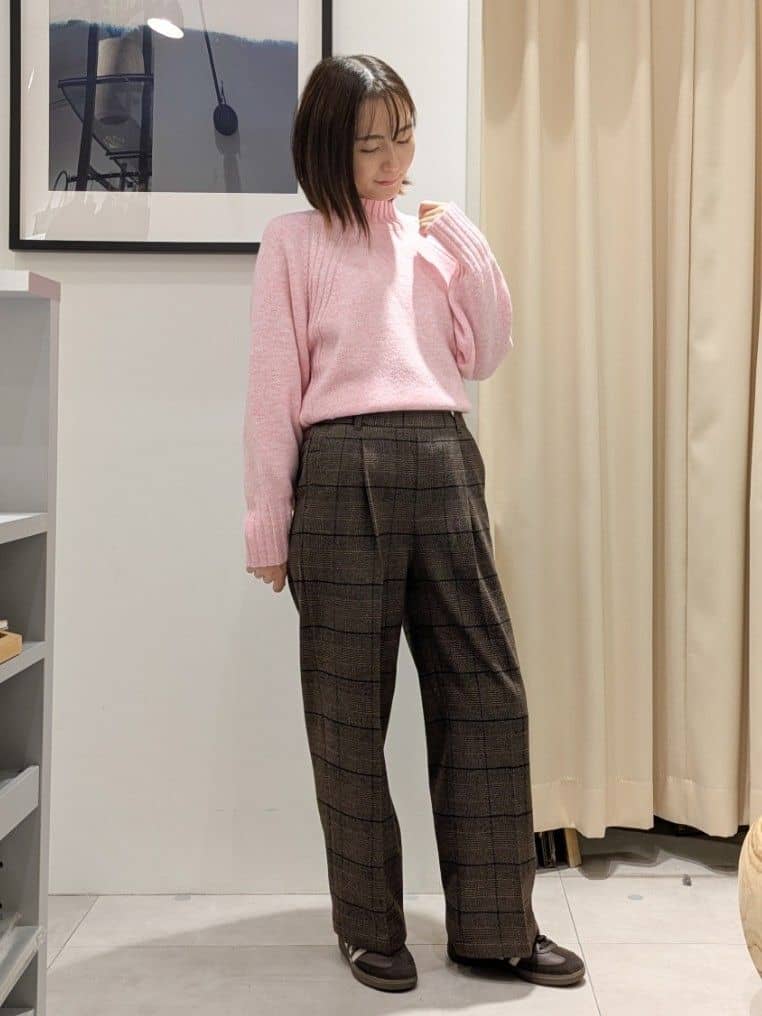 なめさんの「THE SHOP TK｜【2WAY/洗える】リバーシブル フェイクファーブルゾン」を使ったコーディネート