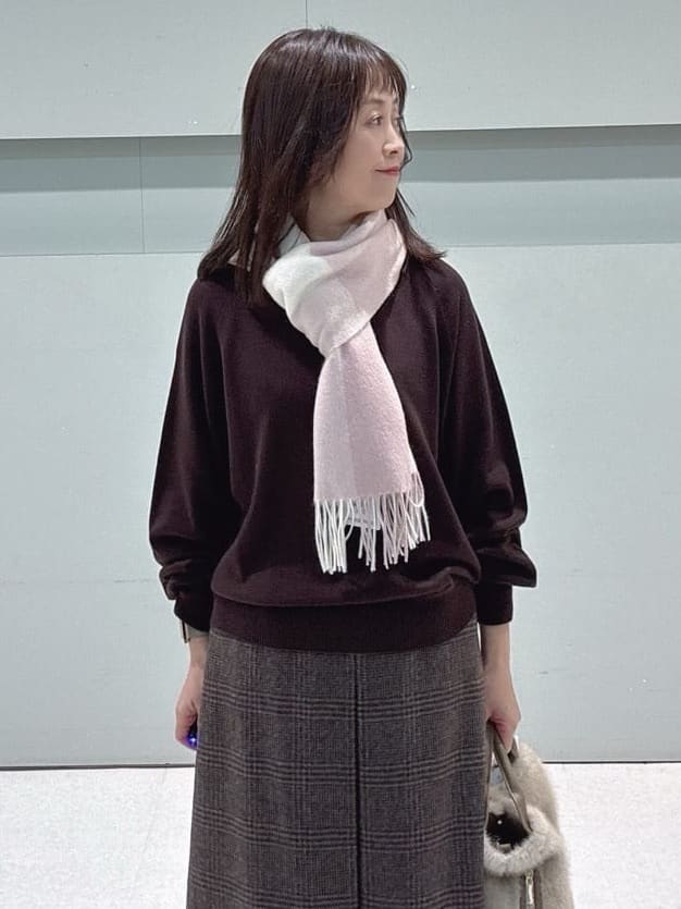 makiさんの「UNTITLED｜【着回しが効く／オンオフアウター】ウールショートコート」を使ったコーディネート