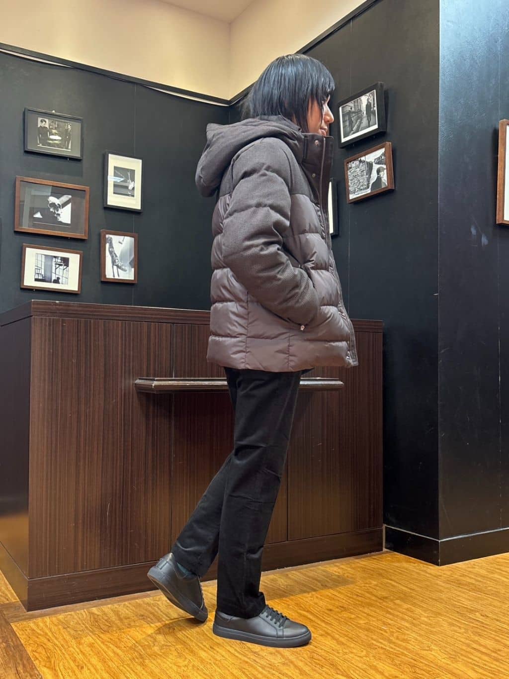 moritaさんの「TAKEO KIKUCHI｜カラーコンビ ダウンブルゾン」を使ったコーディネート