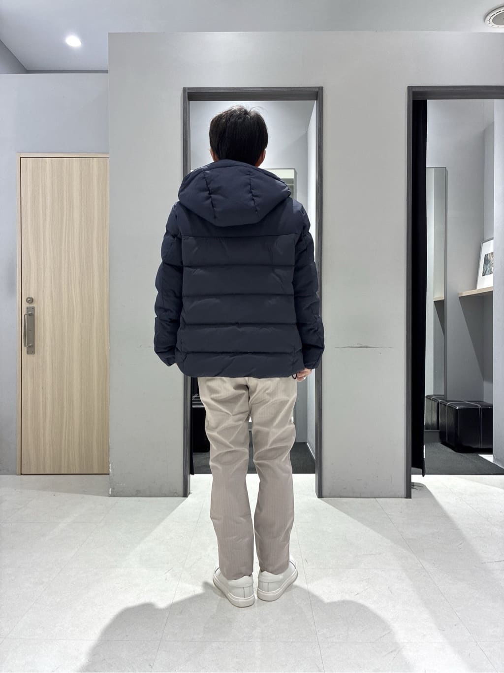 わいずみさんの「TAKEO KIKUCHI｜カラーコンビ ダウンブルゾン」を使ったコーディネート