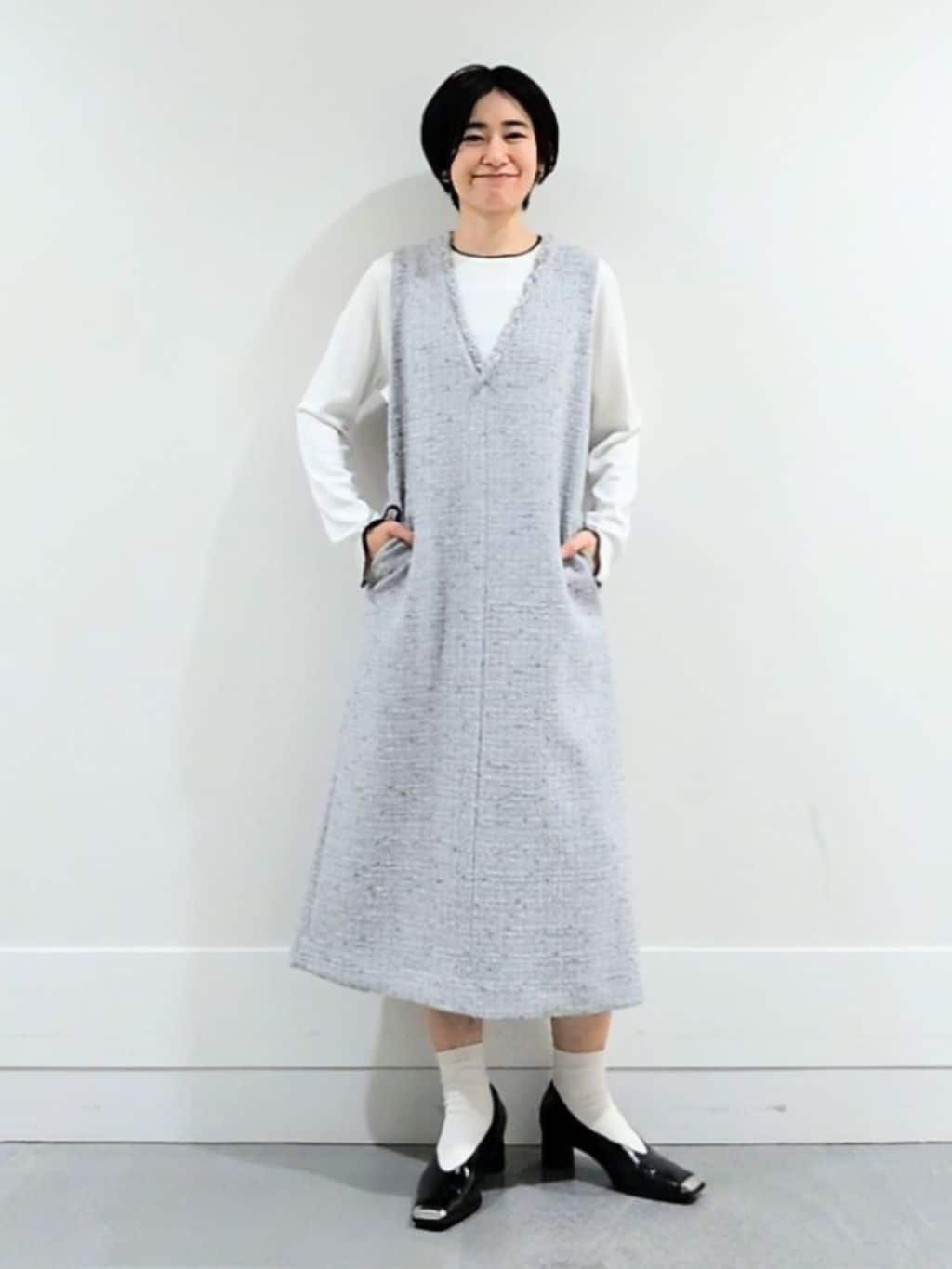ミズタさんの「UNTITLED｜【アンサンブル可/洗える】ウォームスパンニット」を使ったコーディネート