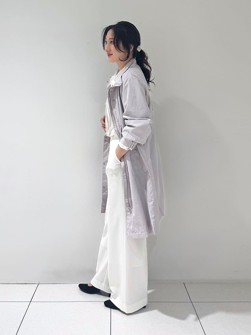 そんさんの「INDIVI｜【きれいめ／オフィス／セレモニー】2WAYリボンタイブラウス」を使ったコーディネート