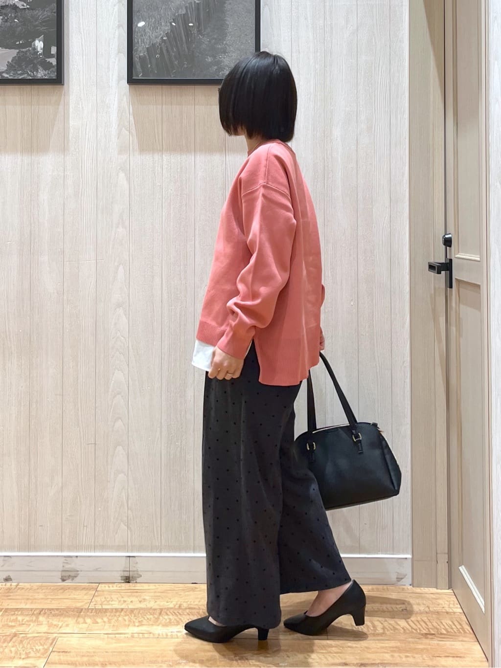 shirayuuuさんの「SHOO･LA･RUE｜【高レビュー/洗濯機可/S-LL】さらに軽くなった スポンディッシュ裾フェイクトップス」を使ったコーディネート