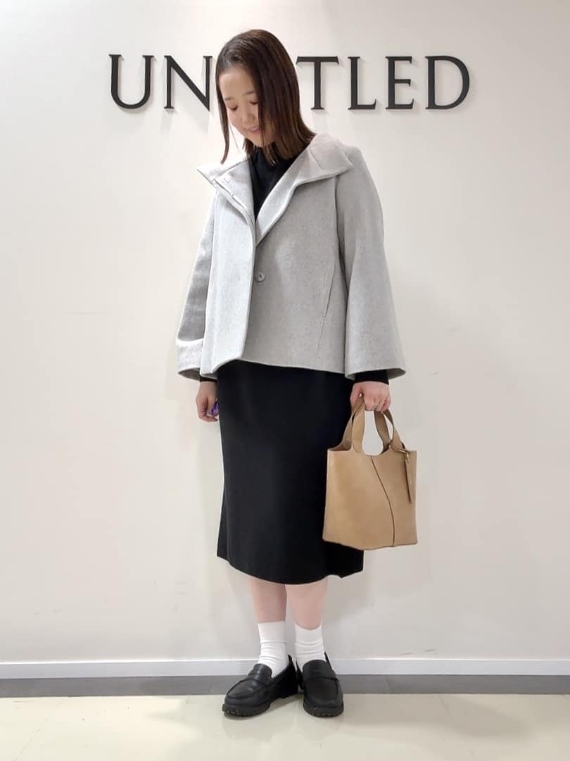 YUIさんの「UNTITLED｜【着回しが効く／オンオフアウター】ウールショートコート」を使ったコーディネート