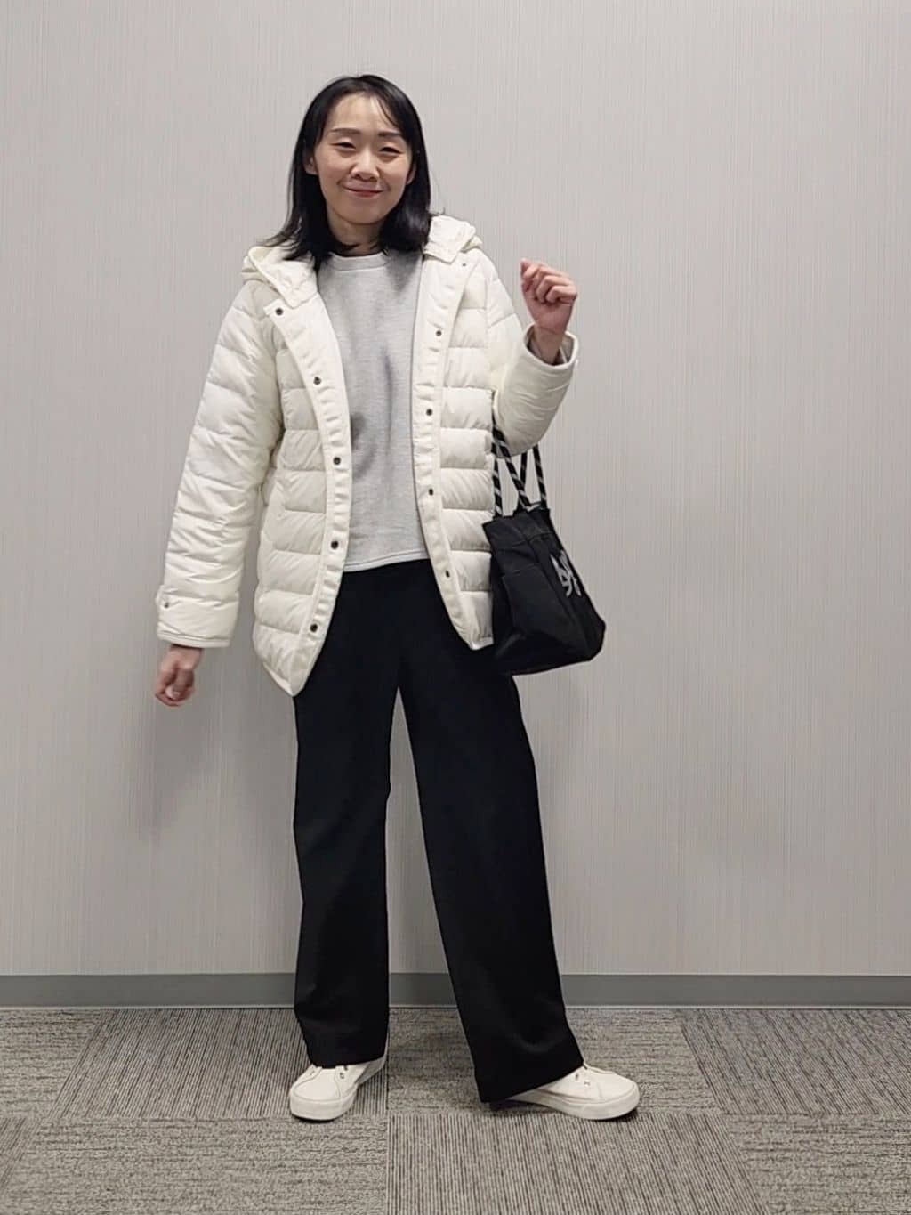 naraさんの「Dessin｜【撥水・2WAY】ミュラーダウンコートミドル丈」を使ったコーディネート