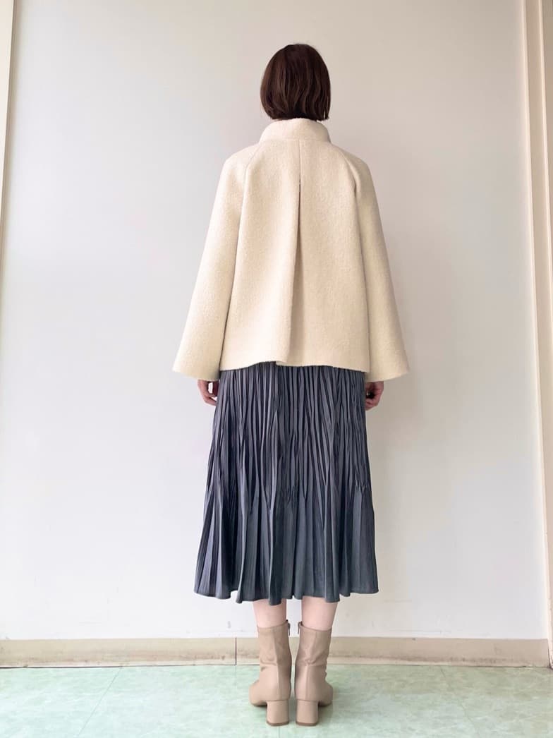 aliceさんの「UNTITLED｜【ツイード風/スタンドカラー】ファンシーヘリンボンコート」を使ったコーディネート
