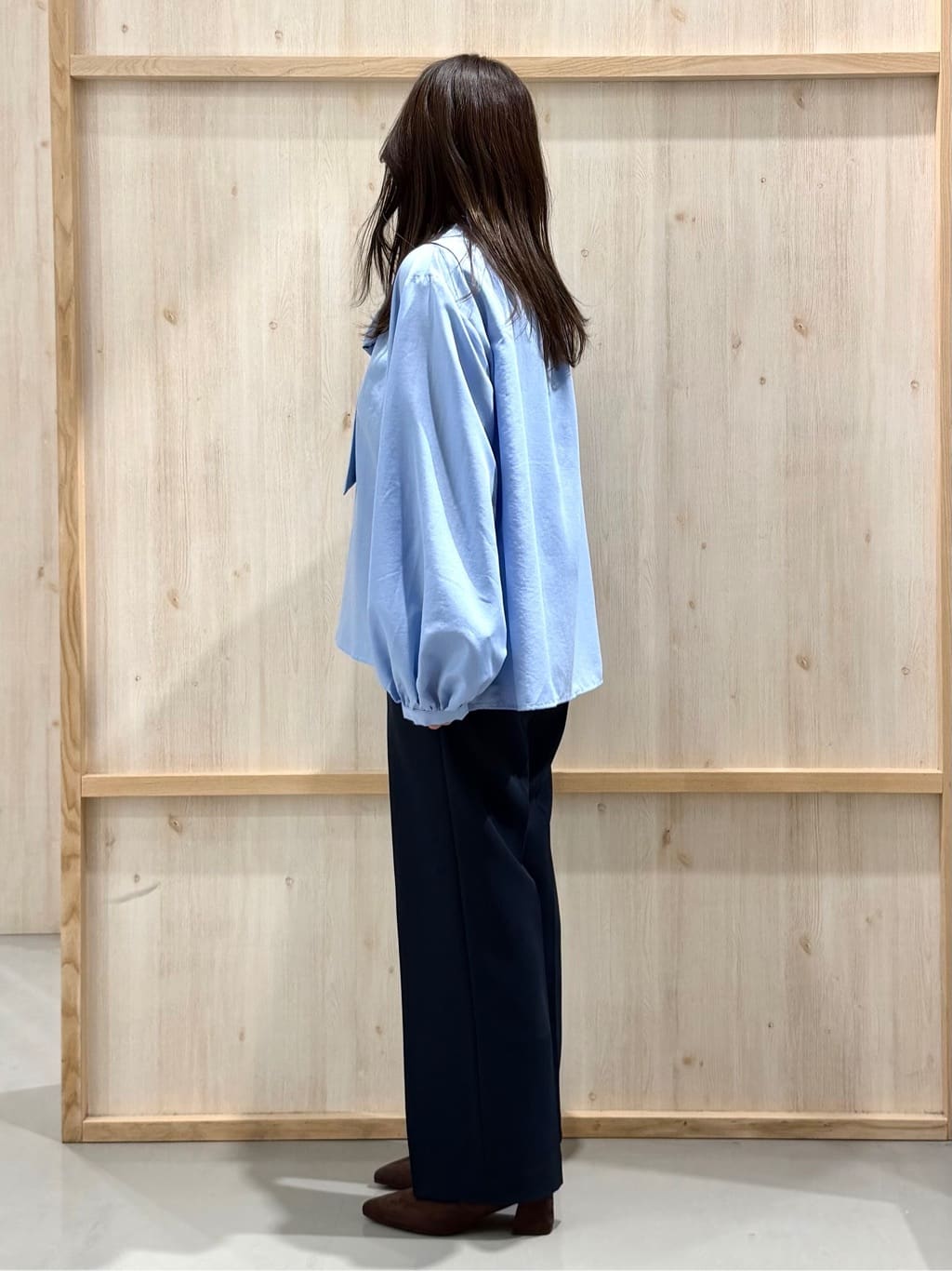 nanaさんの「THE SHOP TK｜【通勤スタイルに】ダブルクロス ノーカラージャケット/セットアップ可」を使ったコーディネート