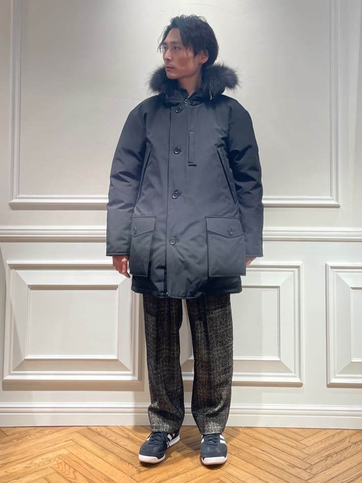 橋本さんの「DRESSTERIOR｜◆ウォッシャブル コットンカシミヤスムースニット」を使ったコーディネート