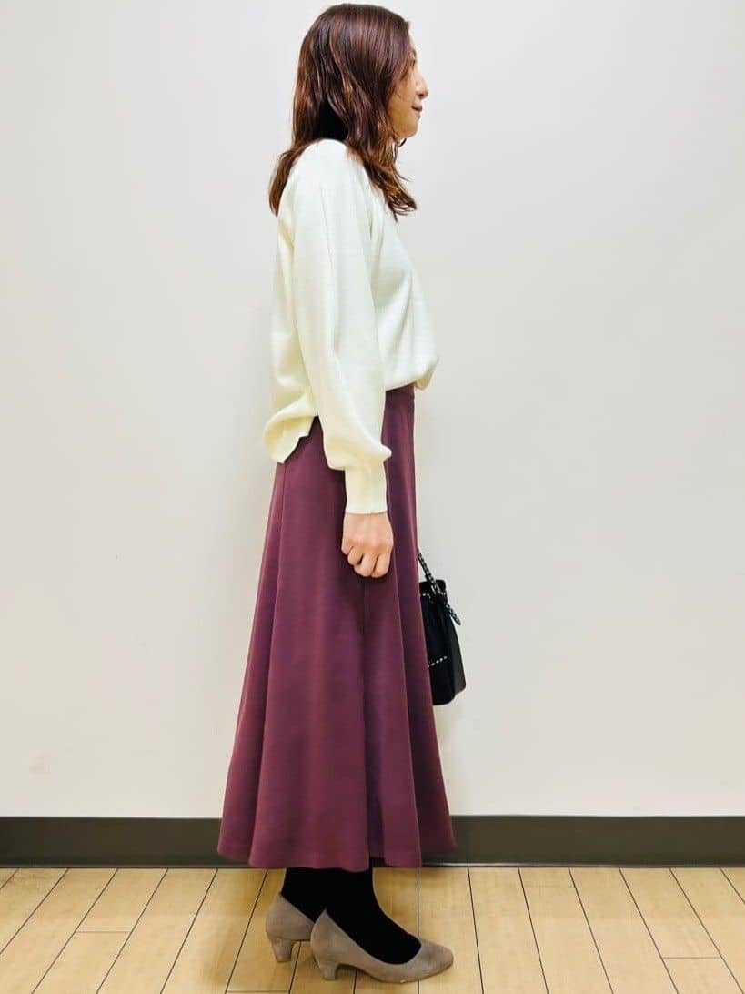 miiiさんの「Reflect｜【ゆったり着られる◎】ラグランスリーブニット」を使ったコーディネート