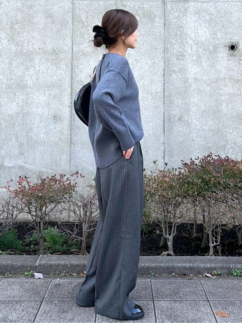 makiさんの「OPAQUE.CLIP｜カシミヤブレンドウールチェスターコート」を使ったコーディネート