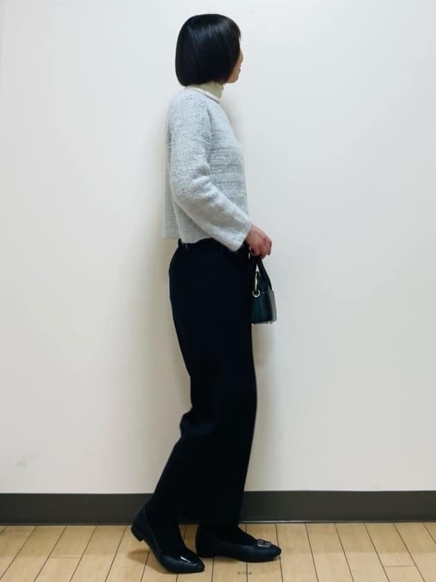 Riiさんの「Reflect｜【お食事会やお出かけに◎】ふんわりジャカード編みカーディガン」を使ったコーディネート