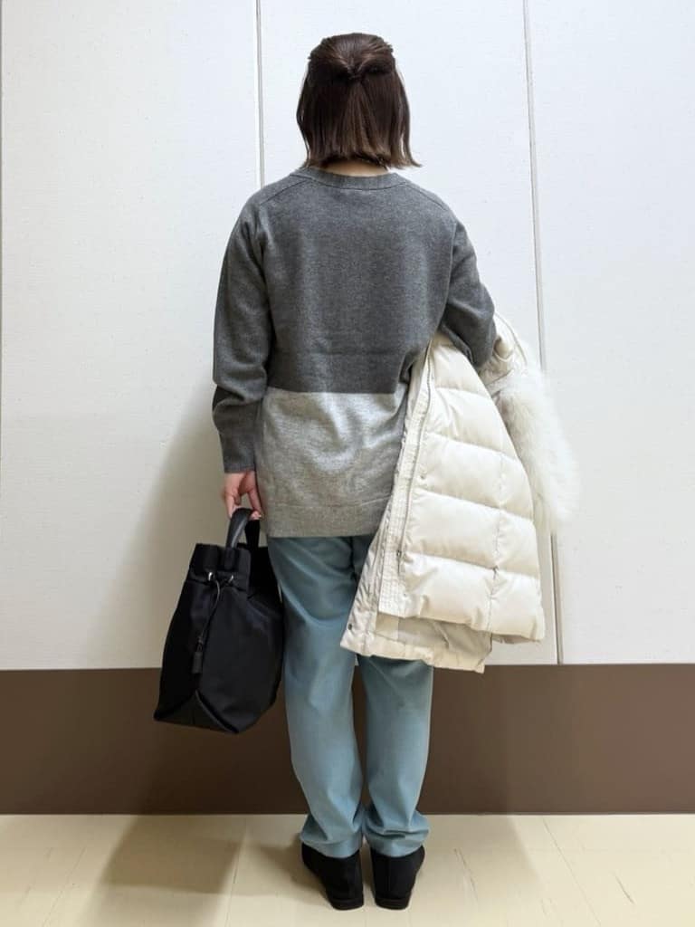 Rikoさんの「INDIVI｜【洗える／裏起毛】ストレッチウォームパンツ」を使ったコーディネート
