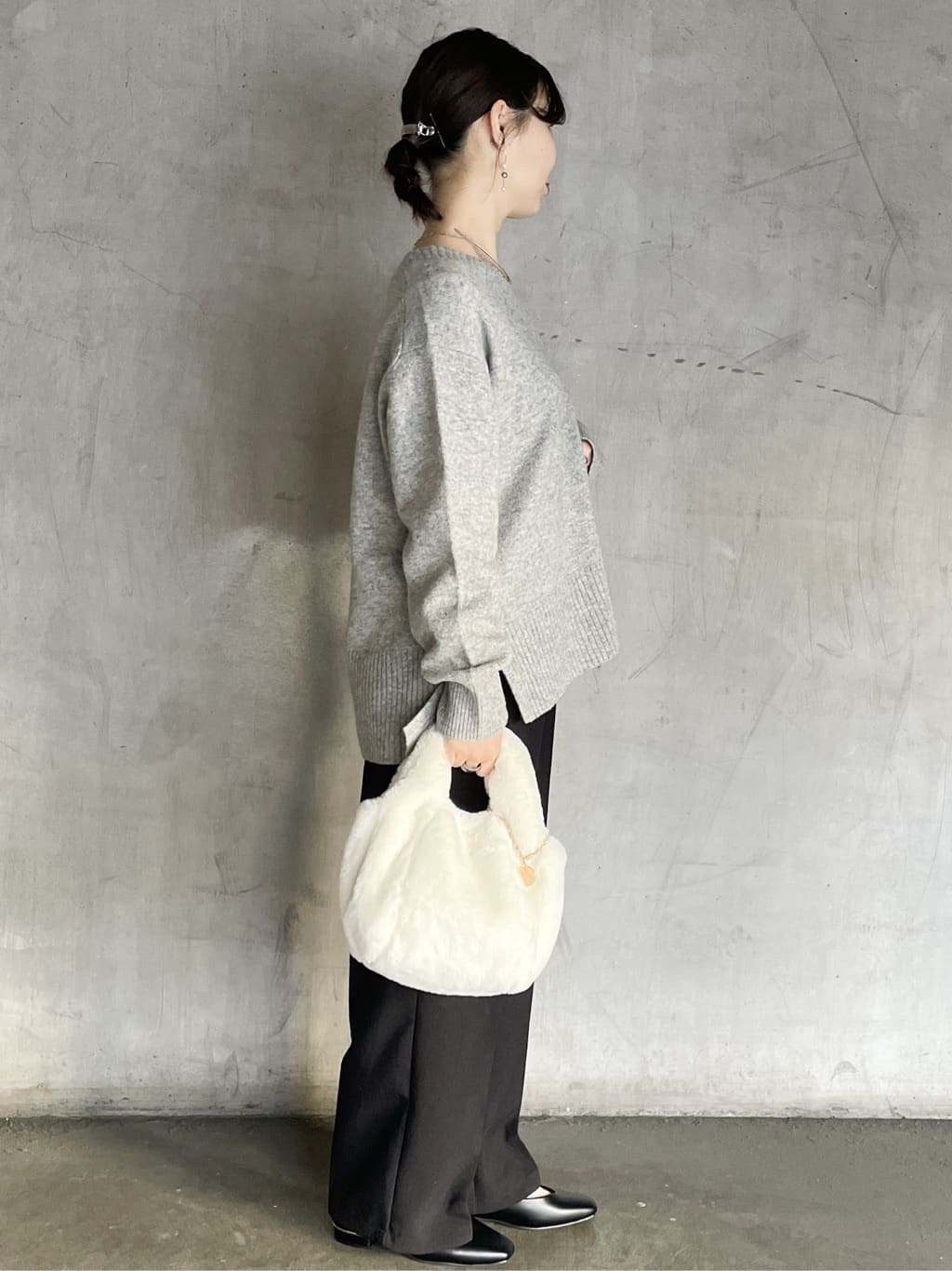 tomokoさんの「OPAQUE.CLIP｜イージーワイドパンツ【洗濯機OK】」を使ったコーディネート