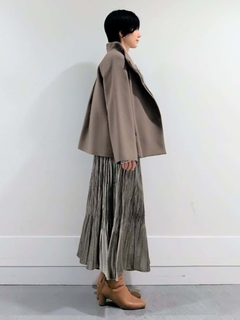 ミズタさんの「UNTITLED｜【洗える】スポンディッシュ ケーブル柄ニット」を使ったコーディネート