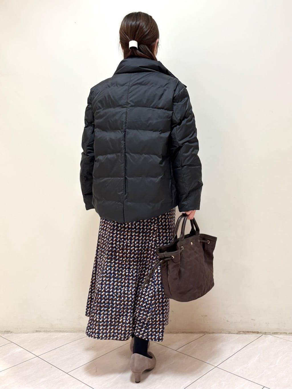 mikiさんの「Reflect｜【すっきりシルエット】ショート丈ダウンコート」を使ったコーディネート