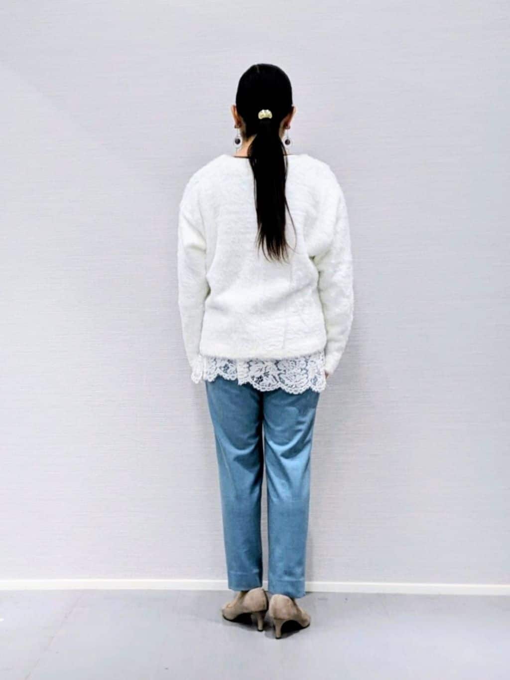makkyさんの「UNTITLED｜【洗える】エアリーシャギートップス」を使ったコーディネート