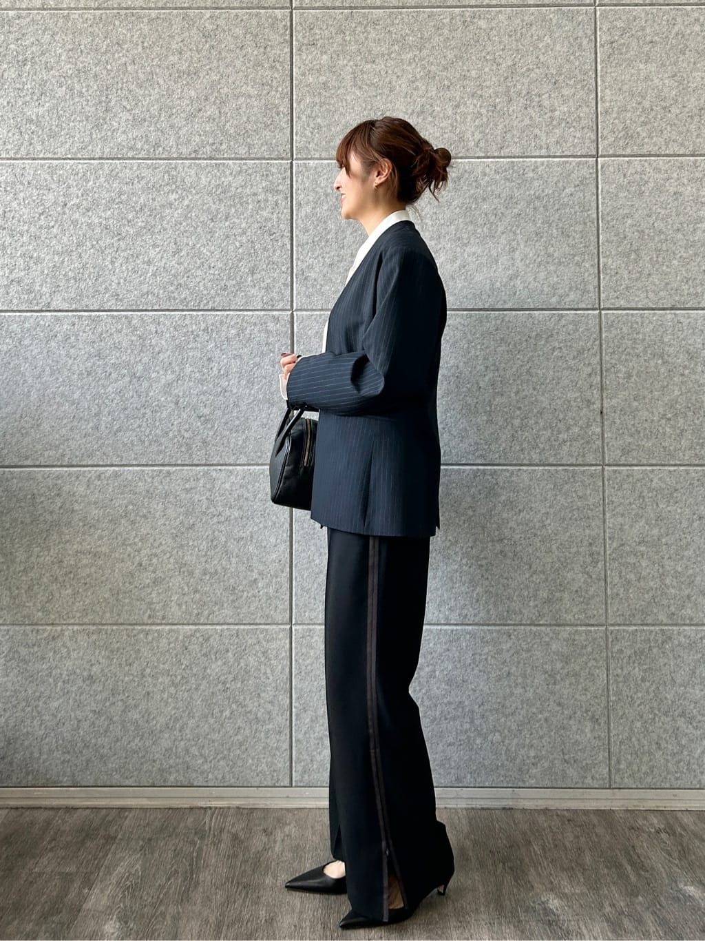 harunaさんの「CODE A｜tailored mood over jacket」を使ったコーディネート