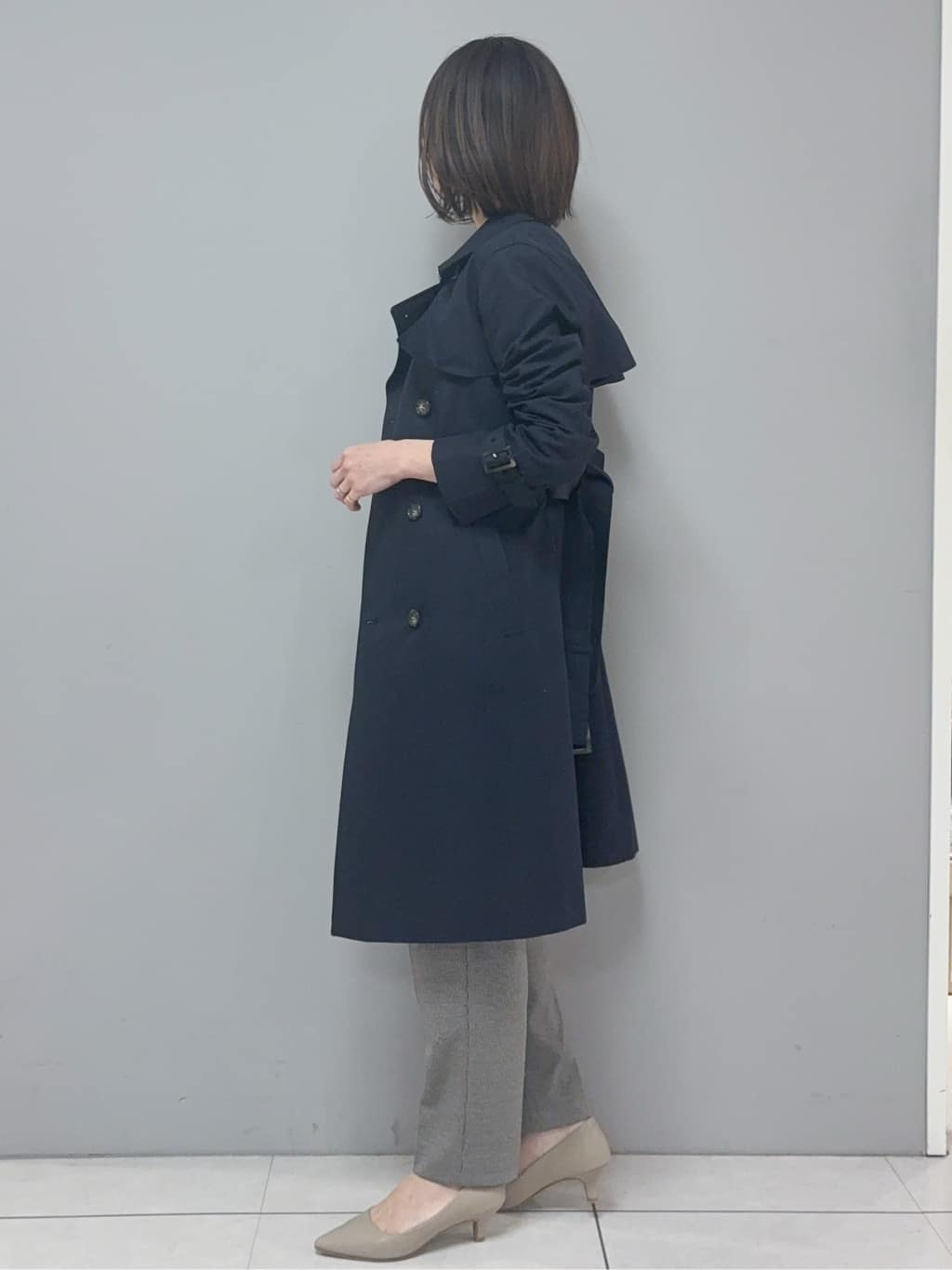yさんの「OPAQUE.CLIP｜【2WAY／抗菌防臭加工】フラワークリップ付きパンプス」を使ったコーディネート