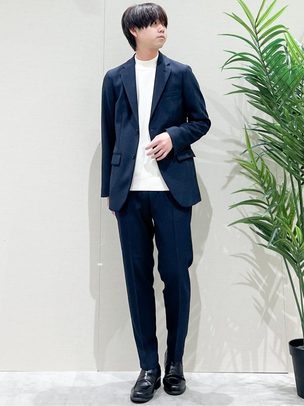 SHI-MAさんの「THE SHOP TK｜【セットアップ可/防シワ/洗濯機OK】AVANT WOOLYグレンチェックジャケット」を使ったコーディネート