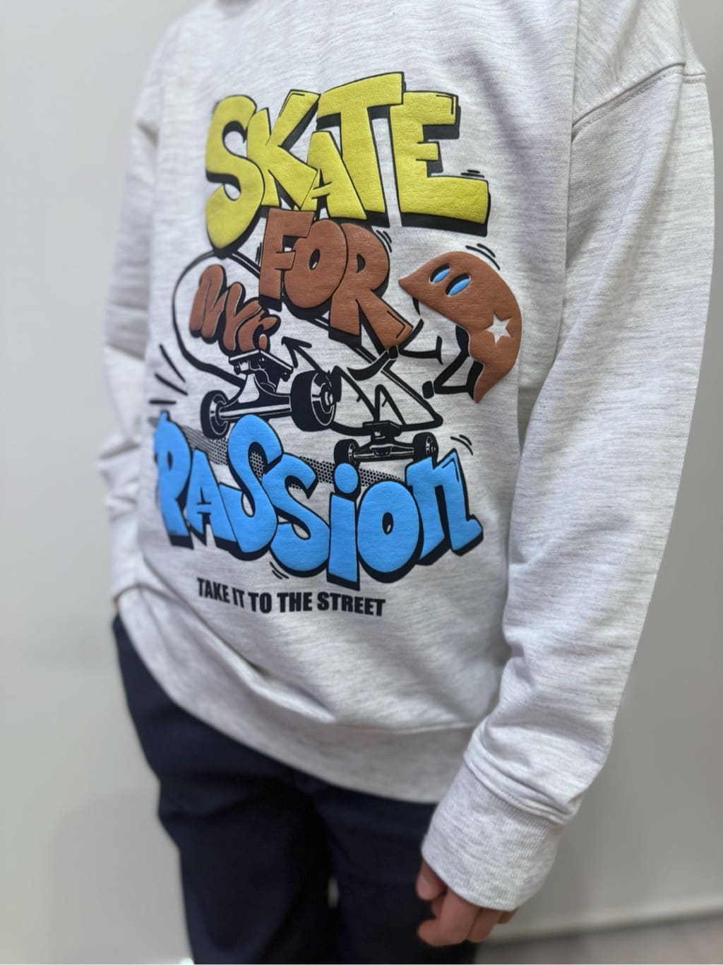 chさんの「THE SHOP TK｜【110-160】スタンドネック中綿ブルゾン」を使ったコーディネート