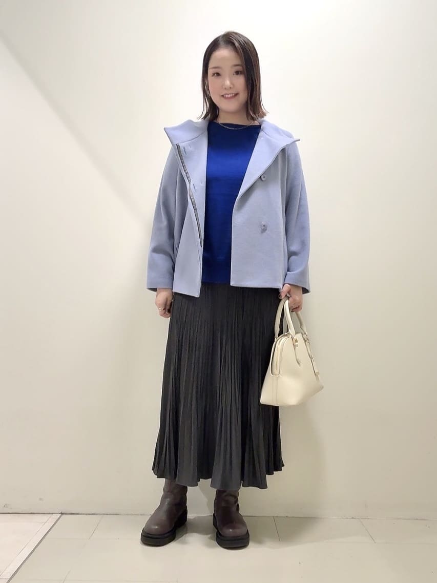 YUIさんの「UNTITLED｜【着回しが効く／オンオフアウター】ウールショートコート」を使ったコーディネート