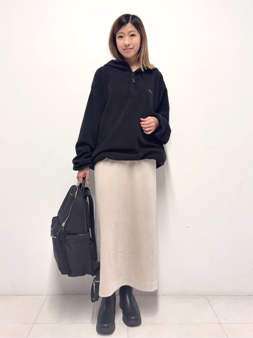 Nishijimaさんの「DRESSTERIOR｜◆THOUSAND MILE（サウザンドマイル）KNIT FLEECE HALF ZIP PARKA」を使ったコーディネート