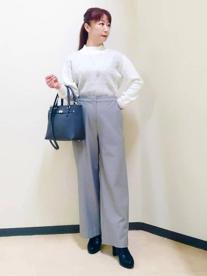 花さんの「Reflect｜【SS-4Lサイズ】フーデッドミドルダウンコート」を使ったコーディネート