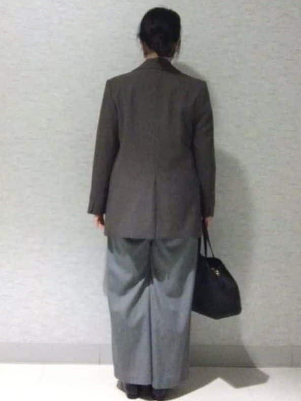 sakoさんの「Reflect｜【配色ボウタイ付き】八分袖ジョーゼットブラウス」を使ったコーディネート