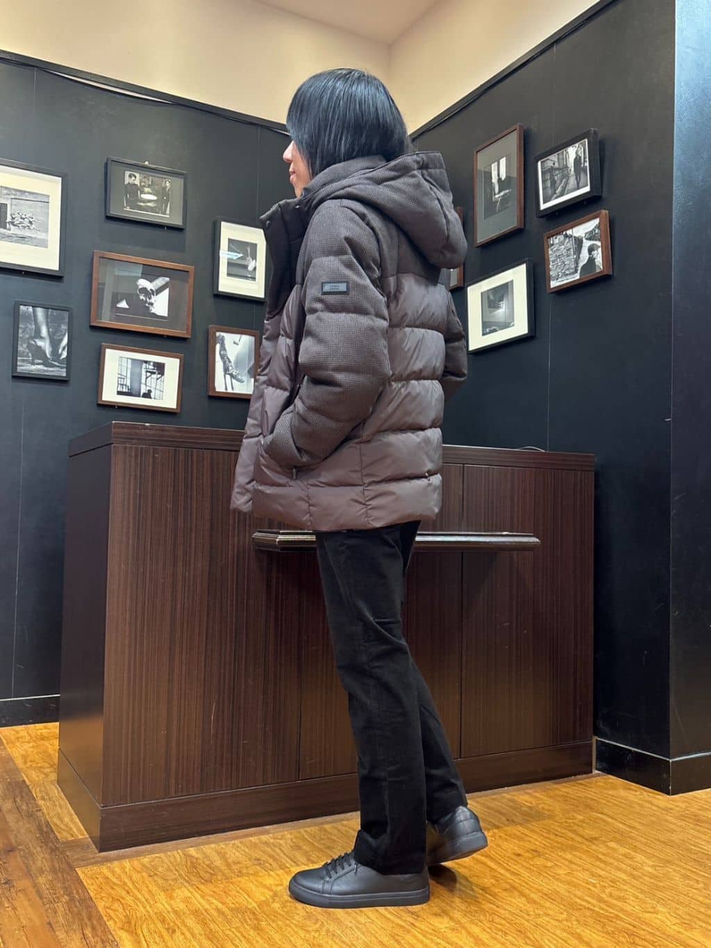 moritaさんの「TAKEO KIKUCHI｜カラーコンビ ダウンブルゾン」を使ったコーディネート