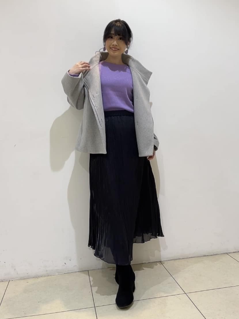watanabeさんの「UNTITLED｜【着回しが効く／オンオフアウター】ウールショートコート」を使ったコーディネート