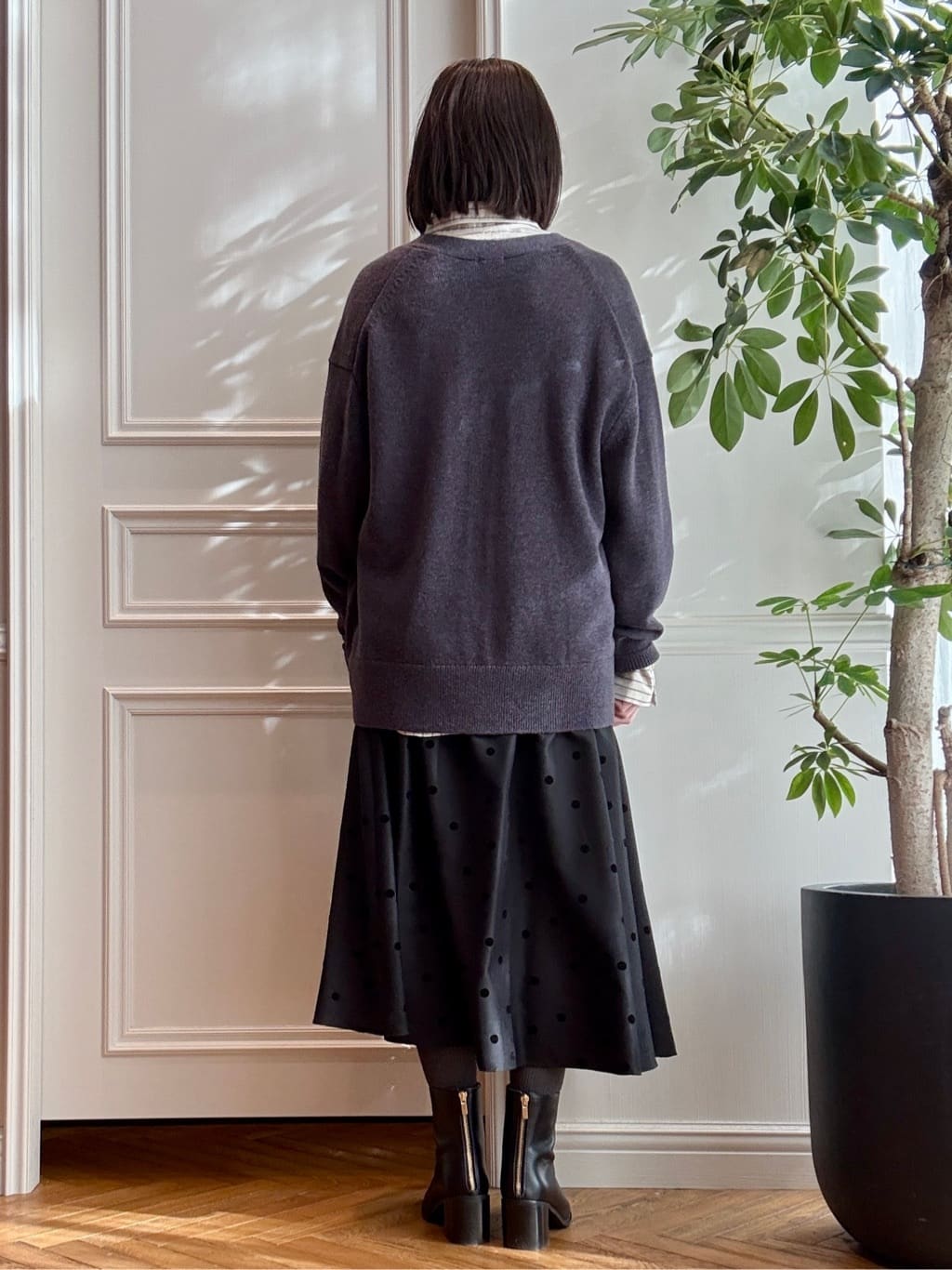 nakaoさんの「DRESSTERIOR｜【otonaMUSE5月号掲載/日本製】シュリンクレザーミニトート」を使ったコーディネート