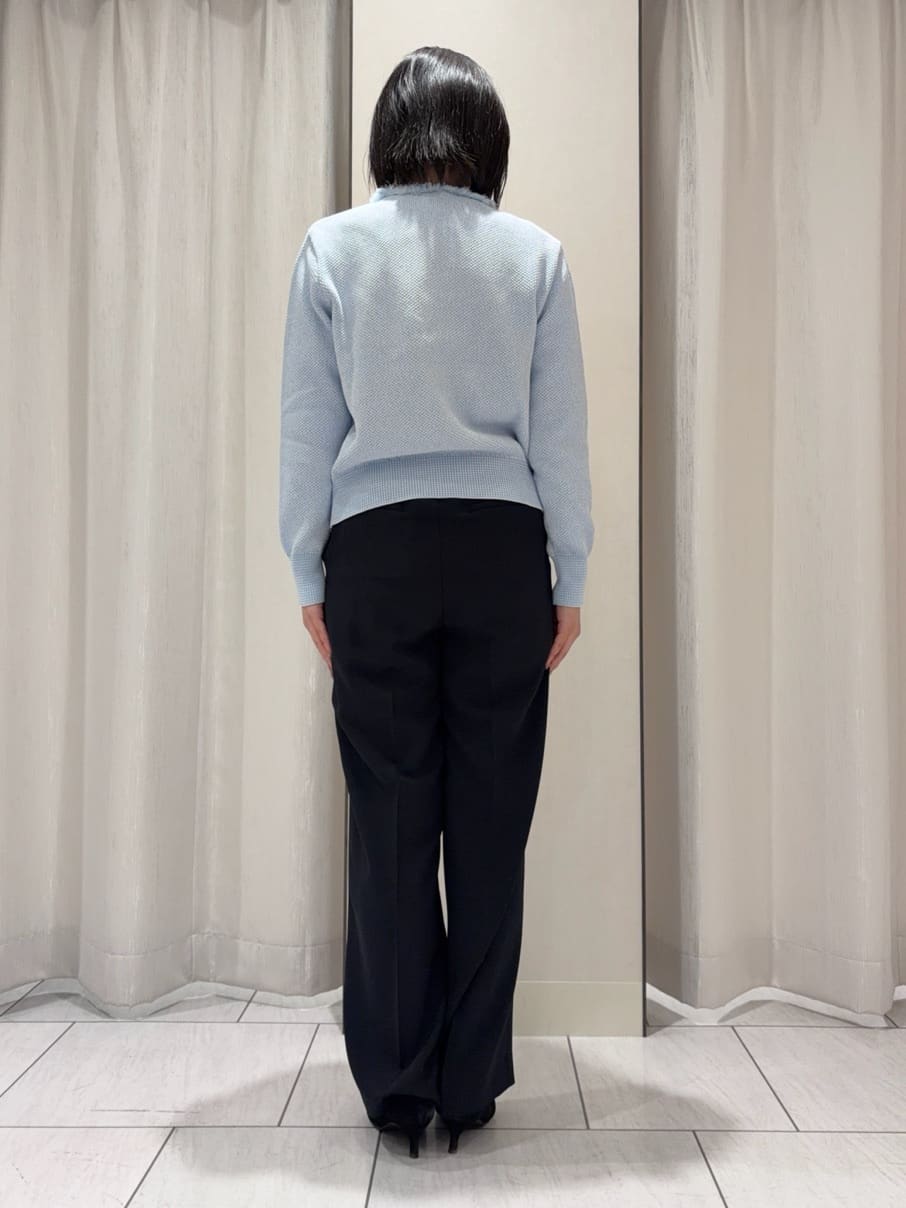わたなべさんの「UNTITLED｜【洗える/ジャケット風】ツイードニットカーディガン」を使ったコーディネート