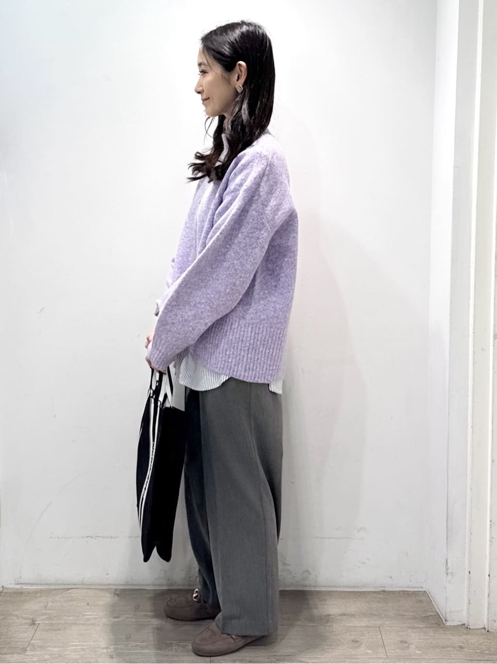 yuicciさんの「OPAQUE.CLIP｜ふわふわハイネックニット【洗濯機OK】」を使ったコーディネート