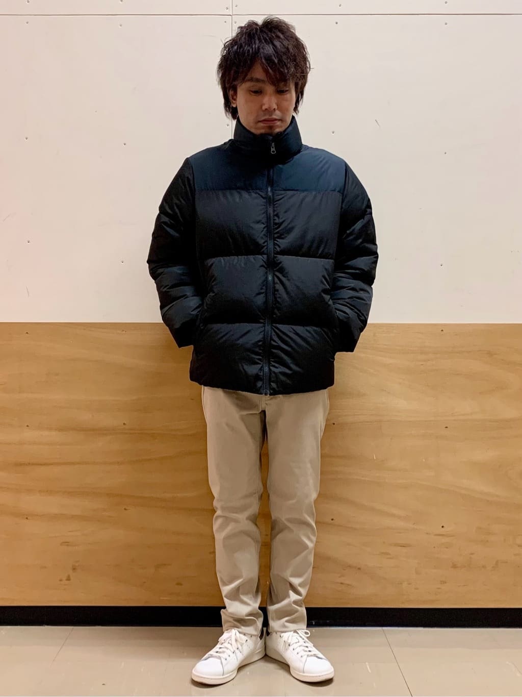 MATUさんの「THE SHOP TK｜【撥水/洗濯機可】寒い季節でも快適 中綿スタンドブルゾン」を使ったコーディネート