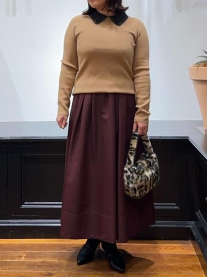 Asamiさんの「DRESSTERIOR｜コンパクトフェイクファーバッグ」を使ったコーディネート