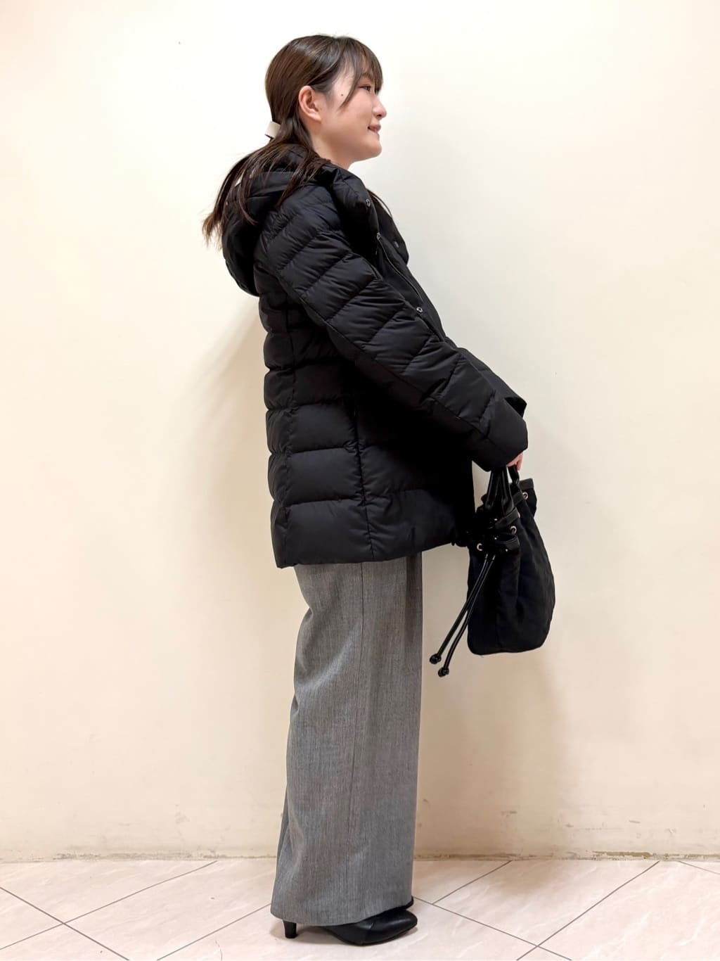 mikiさんの「Reflect｜【SS-4Lサイズ】フーデッドミドルダウンコート」を使ったコーディネート