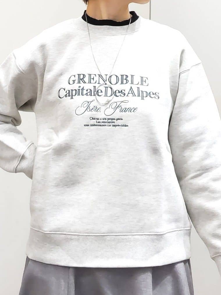 やまちゃんさんの「grove｜カシミヤタッチ無地マフラー」を使ったコーディネート