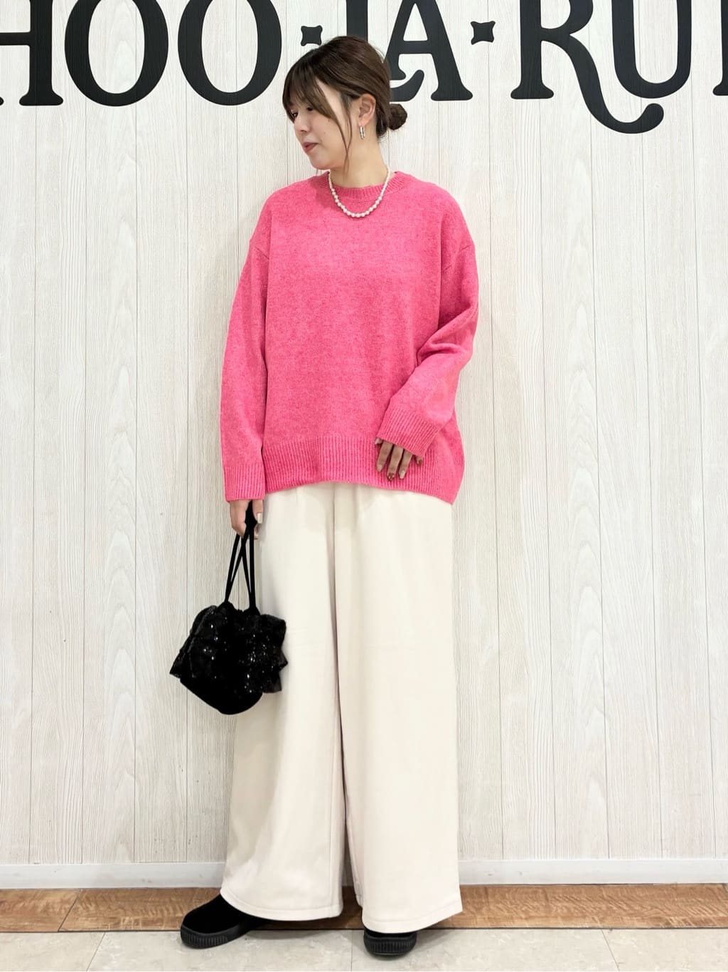 shiiさんの「SHOO･LA･RUE｜【セレモニー】ロンデルマグネットネックレス」を使ったコーディネート