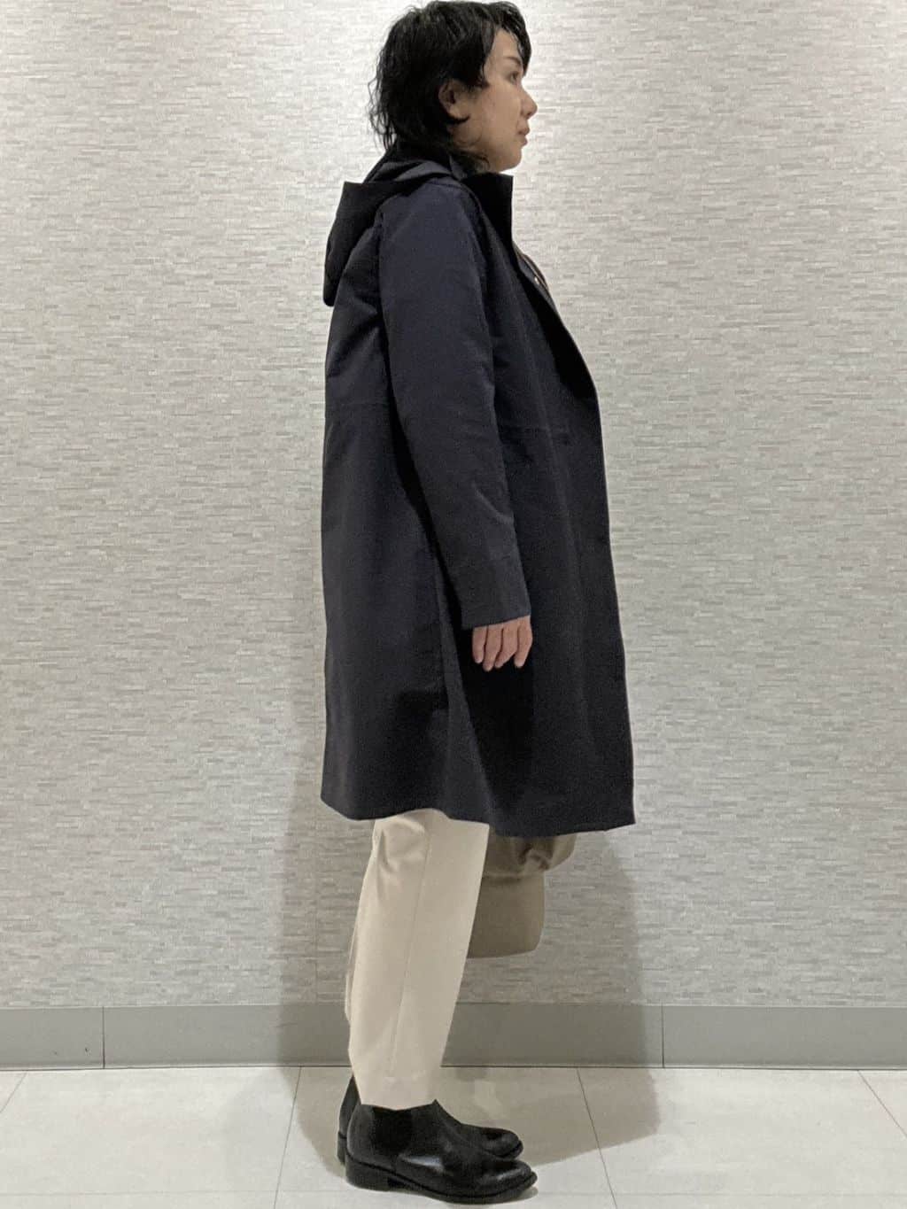 KOJIMAさんの「Reflect｜【中綿ライナー付き】ライナー付きフーデッドロングコート」を使ったコーディネート
