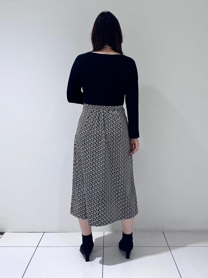 そんさんの「INDIVI｜パール調ボウタイネックレス」を使ったコーディネート