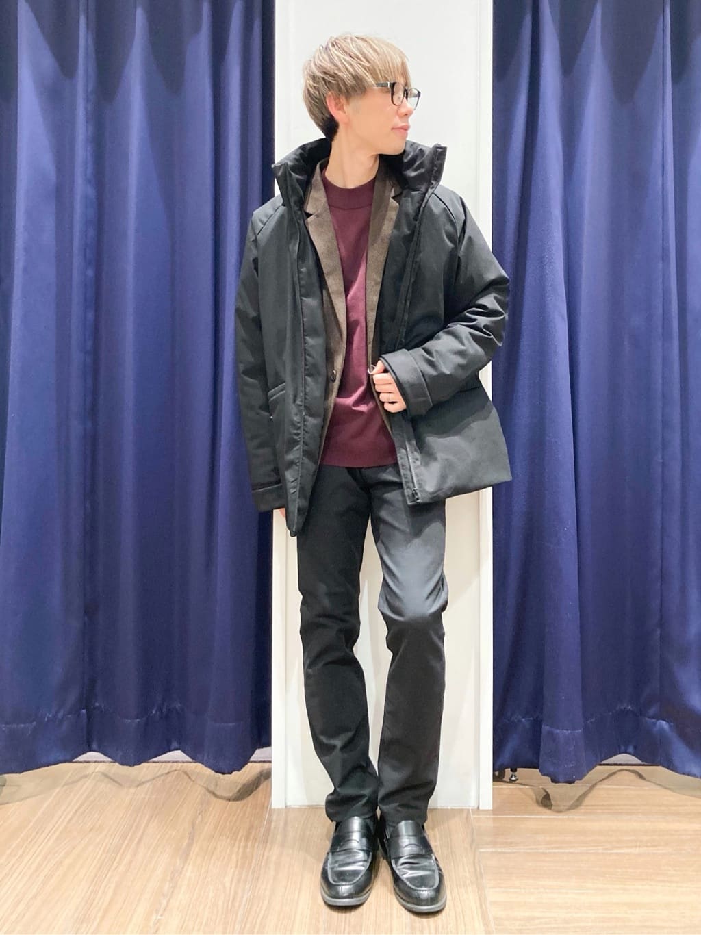 つーじーさんの「THE SHOP TK｜【軽くて、暖かい】SORONA／ソロナ 中綿ブルゾン 防風/軽量/洗濯機OK/フード脱着可」を使ったコーディネート