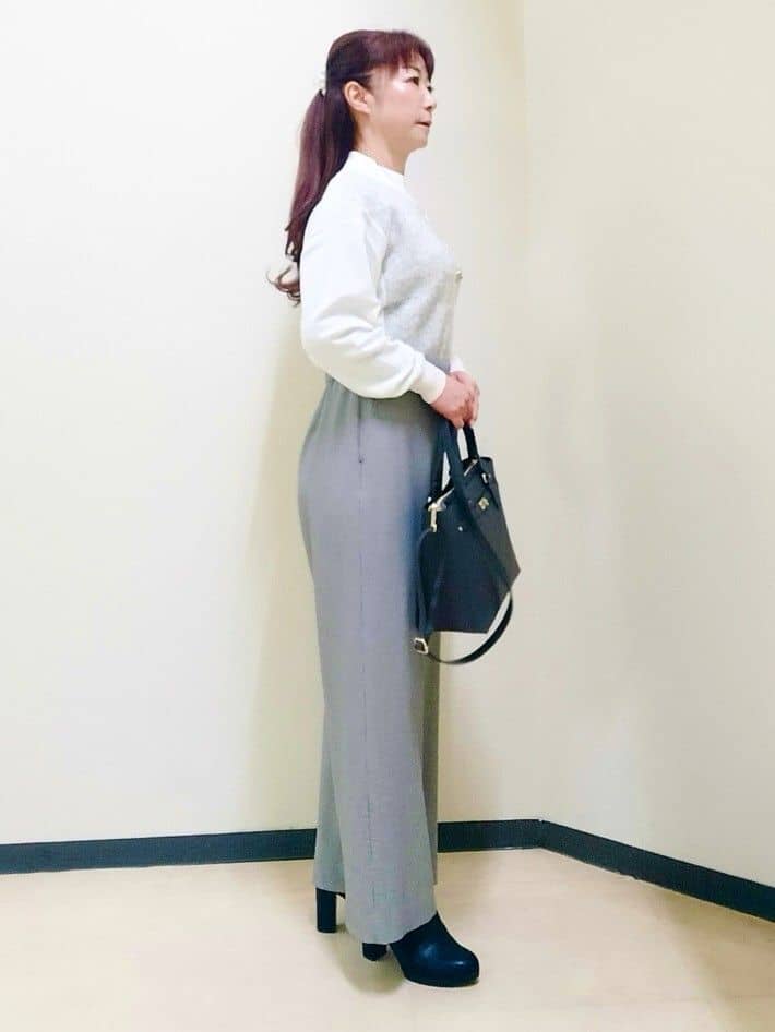 花さんの「Reflect｜【SS-4Lサイズ】フーデッドミドルダウンコート」を使ったコーディネート