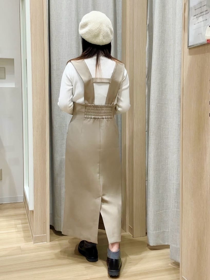 Fumikaさんの「grove｜【ウエストゴム】美シルエットなハイウエストサス付きスカート」を使ったコーディネート